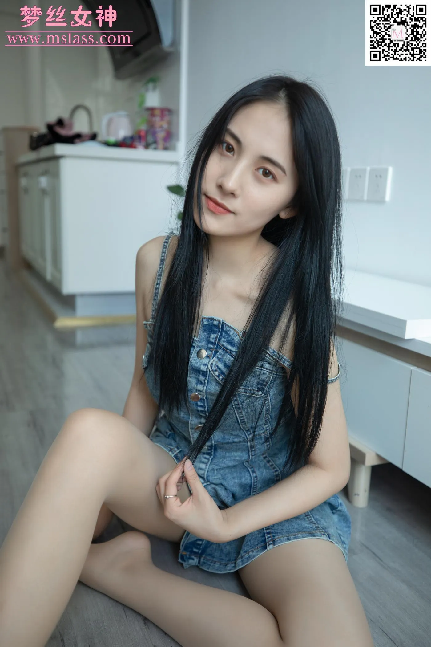 [MSLASS梦丝女神] 2020.06.27 NO.116 小允儿 牛仔连衣裙 [62P]插图4